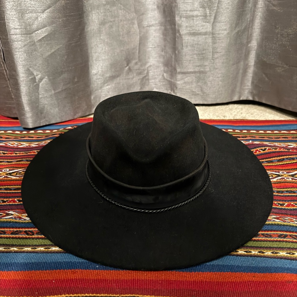 Stetson 6X Skyline 100% Fur Felt Hat – Size 7 1/2 – Black